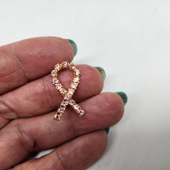 Set Of Awareness Ribbon Pins & Decorative Hand Pin With Floral Details Lot of 4 - Picture 4 of 8